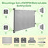 Retractable Baby Gate Replacement Parts Kit, Pet Gate Full Set Wall Mounting Hardware with Brackets Anchors and Screws(Grey)...