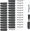 Dry Erase Markers Fine Tip - 24 Pack Fine Point Thin Black White Board Markers Bulk, Low Odor Whiteboard Markers for Office Classroom School White...