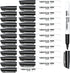 Dry Erase Markers Fine Tip - 24 Pack Fine Point Thin Black White Board Markers Bulk, Low Odor Whiteboard Markers for Office Classroom School White...