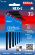 EKLIND 10507 Hex-L Key allen wrench - 7pc set Metric MM sizes 1.5-6 Short series...