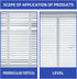 20 Pcs Blind Repair Tabs, Horizontal Blinds Replacement Slats, Mini Blind Slat Repair Kit White Blind Fixers for Horizontal Blinds (1" W x 3" L)...