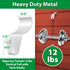 Vinyl Siding Hooks for Hanging (12 Pack), No Nails & Screws Needed Siding Hooks Vinyl Siding Clips, Heavy-Duty Stainless Steel Siding Hangers for ...