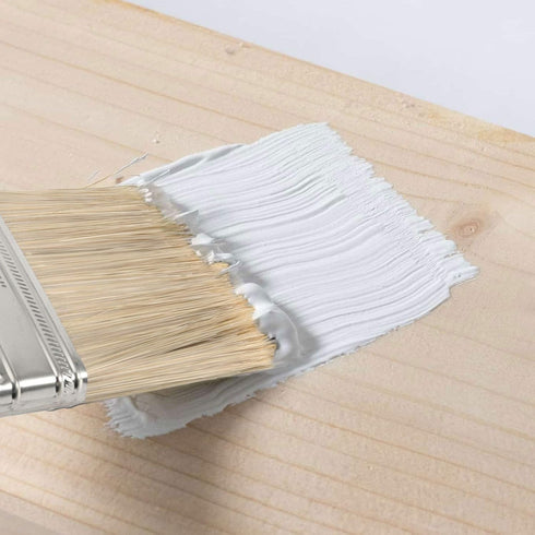10 Ea 4 Inch Paint Brushes, Home Wall Trim House Paintbrush Bulk with Treated Plastic Handle, Cheap Paint Brushes for Wall Decor...