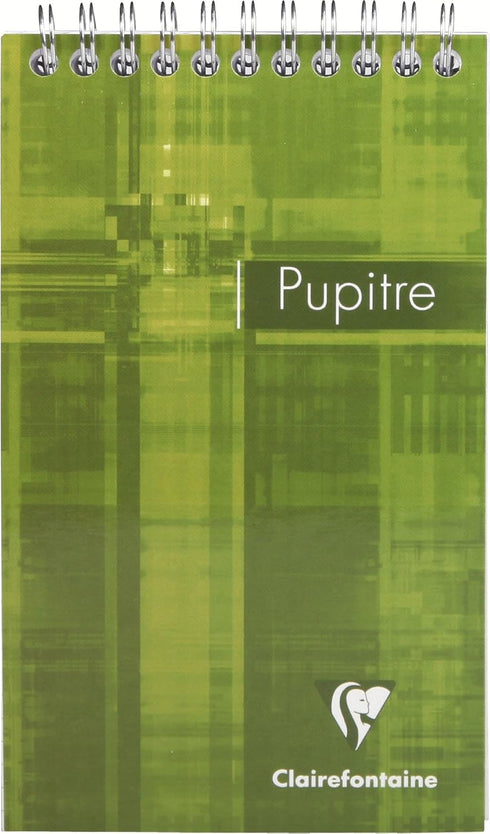 Clairefontaine Wirebound Notepad - Ruled 80 sheets - 4 1/4 x 6 3/4 - Sold Individually (Assorted Cover Color Chosen at Random)...