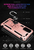 ADDIT Samsung S20 FE Case, Military Grade, Heavy Duty, with Kickstand Ring & Magnet Car Mount - Rose Gold...