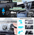 2 Pack Alloy Folding Magnetic Car Phone Holder 360° Rotation Magnetic Phone Holder for Car Super Strong Magnet Magnetic Phone Mount Magnetic Cell ...