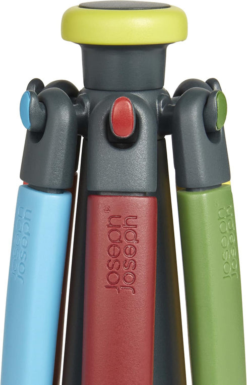 Casdon Joseph Joseph Elevate | Colourful Kitchen Utensil Set for Children Aged 3 Years & Up | Comes with Rotating Storage Stand!...
