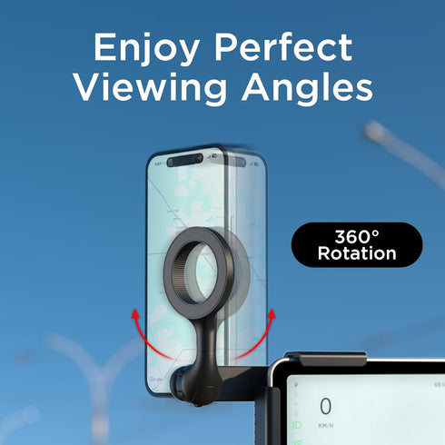 Compatible MagSafe Car Mount Charger, Foldable Dashboard Magnetic Wireless Car Charger for Tesla Model 3/Y X/S for MagSafe Car Charger Tesla Touch...