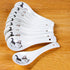 Set of 10 Asian Soup Spoons with Cat Pattern, 5.4 inch Ceramic Chinese Soup Spoons, Porcelain Spoons for Cereal Ramen Appetizers Desserts Wonton D...