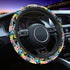 Akkya Car Steering Wheel Cover for Women Girl Men, Universal Fit 15 Inch, Blue Boho Interior Auto Accessories Decorations Cute Aesthetic Wheel Cov...