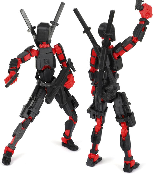 Titan 13 Action Figure,Lucky Robo 13 Action Figure T13 Action Figure 3D Printed Multi-Jointed Movable, Nova T 13 Action Figure Dummy 13 Action Fig...
