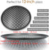 Handook Pizza Pan for Oven, Nonstick Pizza Pans, Carbon Steel Pizza Pan with Holes, Pizza Baking Pan for Oven Baking Supplies, for Home Baking Kit...
