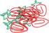 Paper Clips Clips, 100pcs Strawberry Paper Clips Office Clips Set Paperclips and Paper Clamps for Office and School Supplies Document Organizing...