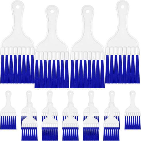 Boao 16 Pcs Air Conditioner Condenser Cleaning Brush Refrigerator Coil Brush HVAC Coil Cleaner Brush Small Plastic Whisk Brush (Blue)...