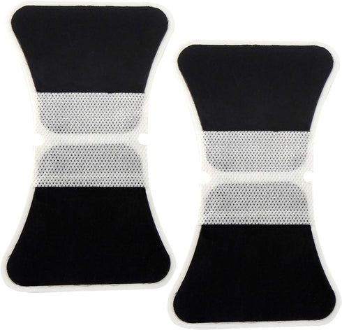 CHOICEMMED 2 Pack Universal Therma Heated TENS Unit Pads - Muscle Stimulator E-stim Electrodes - Universal Replacement Massage Pads for Electronic...