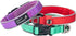 EXCELLENT ELITE SPANKER Classic Nylon Dog Collar Breathable Pet Collar with Buckle Adjustable for Small Dogs Cats Green Red Purple (Red)...