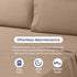 3 Piece Twin Sheets Set | Twin Bed Sheets Set – Light Weight, Soft Breathable Sheets | Brushed Cotton Rich Blend | Secure-Fit, Wrinkle Resistant, ...