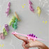 Slingshot Dinosaur Finger Toys, Mini Rubber Dino Figures Finger Sling Shot Toys, Flying Games Party Favors Gift Toy, Funny Gag Gifts for Kids Teen...