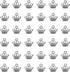 50 Pcs Crown Jewelry Making Kits Cute Mini 1.5 x 1.4 cm Vintage Cute Pendants for DIY Jewelry Making Losse Beading Necklace Bracelet Christmas Key...