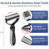 5 in 1 Dog Grooming Kit - Self-Cleaning Slicker Brush for Dogs and Cats - Shedding Brush Set for Short and Long Haired Pets - Includes Pet Comb, F...