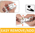 (5 Pack) Stainless Steel Prong Collar Links Designed for H. Sprenger 4.0mm CollarExtra Links, Silver...