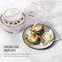 Chefman Electric Egg Cooker Boiler, Rapid Poacher, Food & Vegetable Steamer, Quickly Makes Up To 6, Hard, Medium or Soft Boiled, Poaching/Omelet T...
