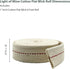 Light of Mine - 1" Inch 6' Foot, 100% Cotton Flat Wick for Paraffin Oil, Kerosene Based Lanterns, and Oil Lamps with Genuine Red Stitch (1" - 6' R...