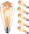 HESSION ST64 LED Edison Bulbs, 4W Equivalent 40W, Soft Light Amber Glass 2700K, LED Filament Bulbs with 90+ CRI E26 Medium Base, Dimmable Light Bu...