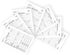 LARGE PRINT Two-Sided Family Group Sheets for Genealogists (7-pack) by EasyGenie | Archival-Quality Genealogy Forms...