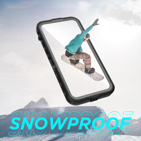 iPhone 14 Pro Max Waterproof Case-Full Body Protection, Built-in Scratch Resistant & Anti-Fingerprint Screen Protector, Wireless Charging, Dust, D...