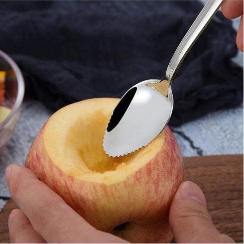 Stainless Steel Grapefruit Spoons Serrated Edge Grapefruit Spoon 2pcs Grapefruit and Dessert Spoon Kitchen Tools for Citrus Fruits Kiwi Lemon Appl...