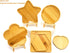 Lanyani 6pcs Wooden Mosaic Base, Various Shapes Substrates for Mosaic Crafts DIY Mosaic Tiles Coaster Base...