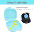 Orthodontic Retainer Case with Vent Holes - Light Blue...