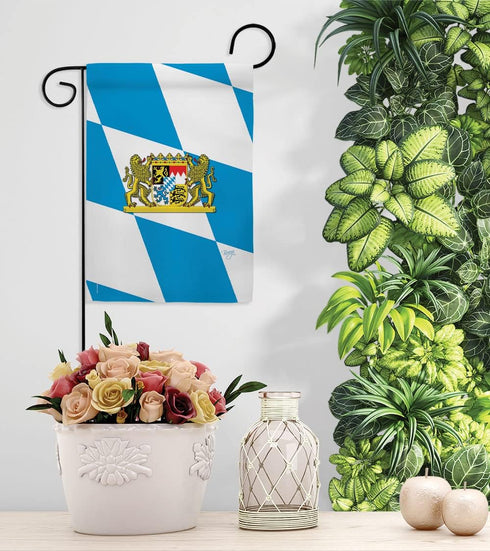 Breeze Decor Bavaria Garden Flag Regional Nation International World Country Particular Area House Decoration Banner Small Yard Gift Double-Sided,...