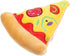 Dog Squeaky Toys Pizza Shaped Dog Toy, Puppy Biting Plush Chewing Toy for Puppy...