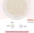 Lemonkey 200Pcs 6mm Pearl Beads Cute ABS Imitation Pearl Beads Loose White Aesthetic Beads for Bracelets Jewelry Making Necklace Earrings Accessor...