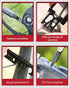 Bike Multi Tool, Bicycle Repair Tool Kit 38 in 1 Bicycle Multitool with Chain Levers Hex Spoke Wrench Splitter Tool and Crank Puller Portable Repa...