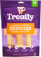 American Sourced Beefhide Bones 6-7" Dog Chew Treats - Chicken Flavor, 3 Count/1 Pack...
