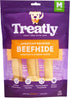American Sourced Beefhide Bones 6-7" Dog Chew Treats - Chicken Flavor, 3 Count/1 Pack...
