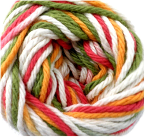 Lily Sugar 'n Cream 100% Cotton Limited Edition Yarn ~ 2-Pack (Mango Madness #2626)......