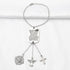 FUSTMW Guardian Angel Rearview Mirror Charm Drive Safe Gifts Car Ornament Hanging New Drivers Gifts May Your Guardian Angel Ride with You (silver)...