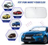 Windshield Sun Shade | Car Sun Shade Windshield | Foldable Front Windshield Sunshades | Reflective Shade for Front Windshield with Mirror Cut-Out ...