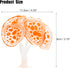 VOCOSTE Soft Silicone Glowing Aquarium Simulation Coral with Sucker, Fluorescence Aquatic Artificial Water Plants for Fish Tank Decoration, Orange...