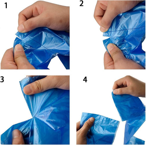 10 Gallon Kitchen Trash Bags, 120 Counts/ 6 Rolls...