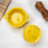 Bruntmor Ceramic Ramekins with lids oven safe - Serving Pot for Food, Soup - Adorable Pumpkin-Shaped Tabletop Decoration - Locks in Flavor with Po...