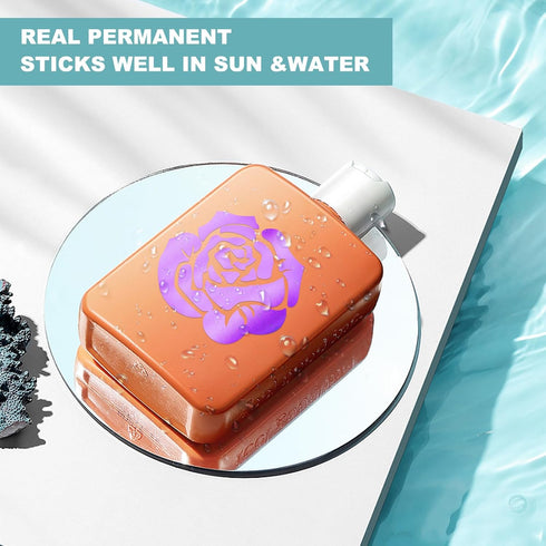 HTVRONT Purple Metallic Vinyl - 12" x 10FT Matte Purple Vinyl for Cricut - Easy to Weed & Transfer Purple Permanent Vinyl Roll...