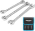 DURATECH Flare Nut Wrench Set, Metric, 3-piece, 10, 12, 13, 14, 15, 17mm, CR-V Steel, Organizer Pouch Included...