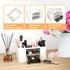 Desk Organizer with 2 Drawer, Multi-Functional Pencil Pen Holder for Desk, Plastic Desk Organizers and Storage with 5 Compartments, Desktop Organi...