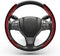 WOCOCN Steering Wheel Cover,Carbon Fiber Car Steering Wheel Cover with Non-Slip Lining,Universal Fit Most of Car Interior Accessories (Bright Red)...