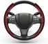 WOCOCN Steering Wheel Cover,Carbon Fiber Car Steering Wheel Cover with Non-Slip Lining,Universal Fit Most of Car Interior Accessories (Bright Red)...